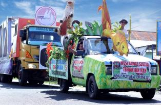 Karnaval Budaya Dan Mobil Hias Dalam Rangka Hari Ulang Tahun Kabupaten Musi Rawas Ke 73 Tahun